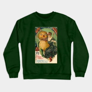 Floating Demons Marvel at Chubby Pumpkin's Romantic Prowess Crewneck Sweatshirt